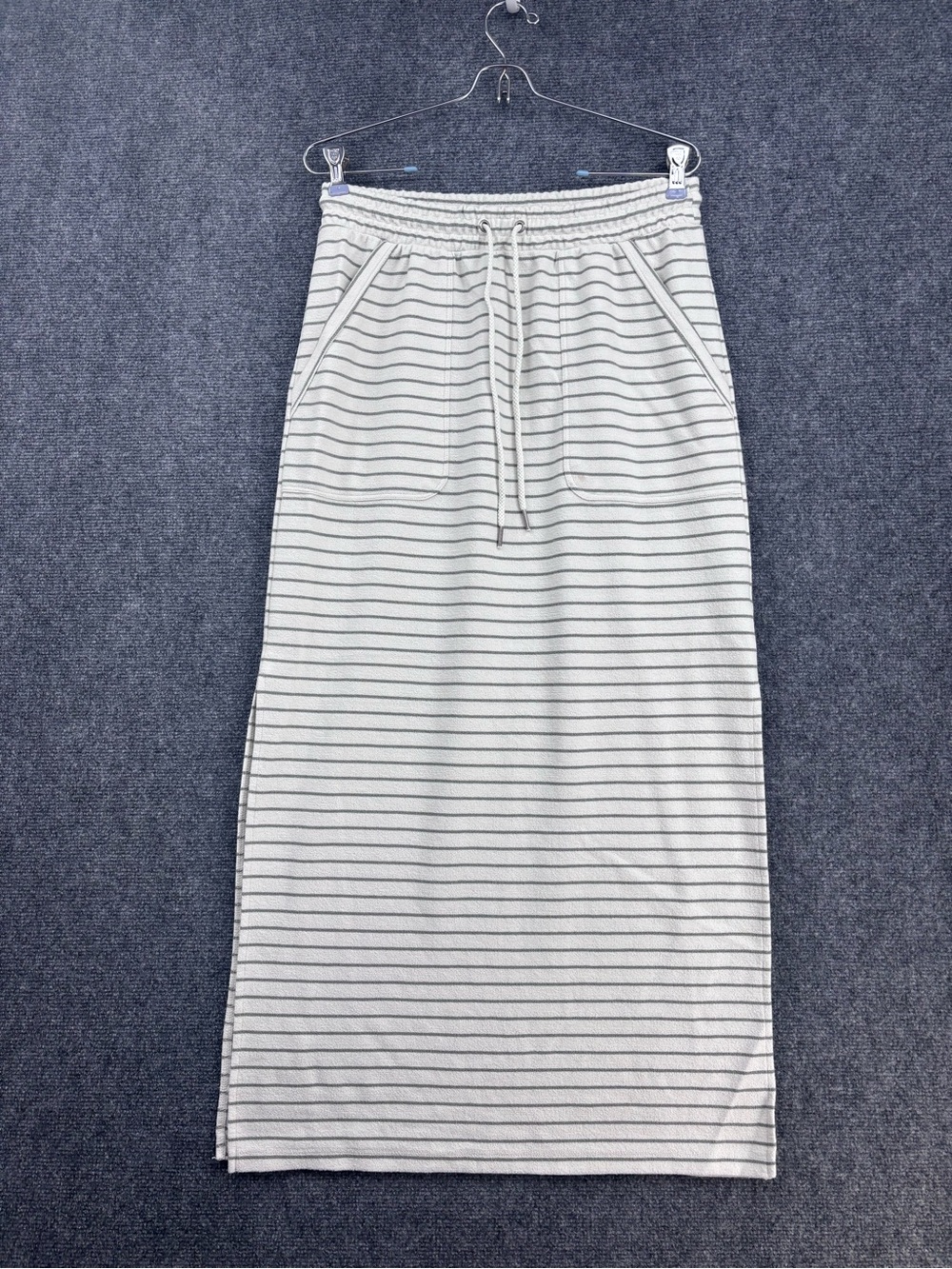 Splendid Kennedy Striped Coastal Casual Chic Midi Skirt Women’s S